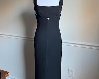 Sukienka Gianniego Versace'a z wybiegu w stylu vintage — rzadka mini sukienka z wycięciami