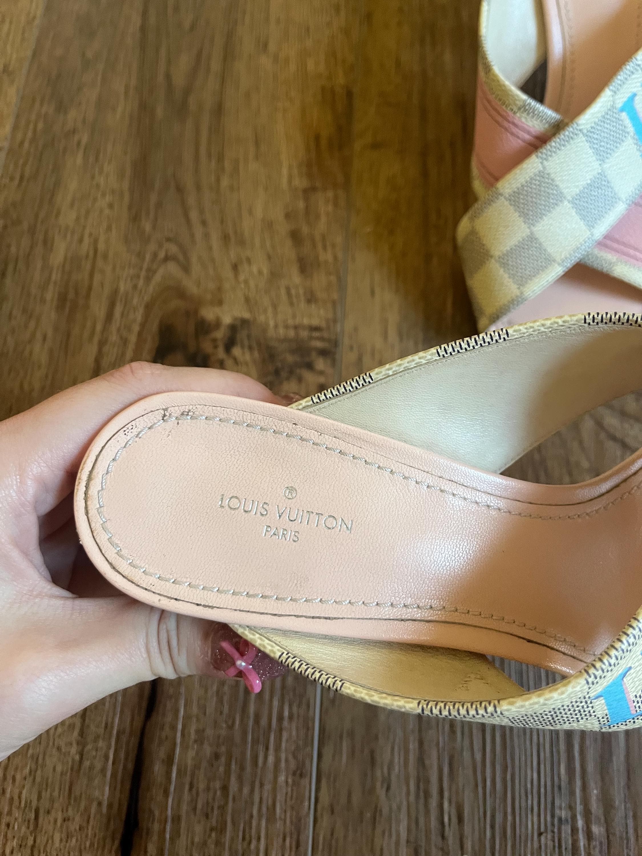 Louis Vuitton Monogram Canvas Mule Slides | Designer Sandals EU