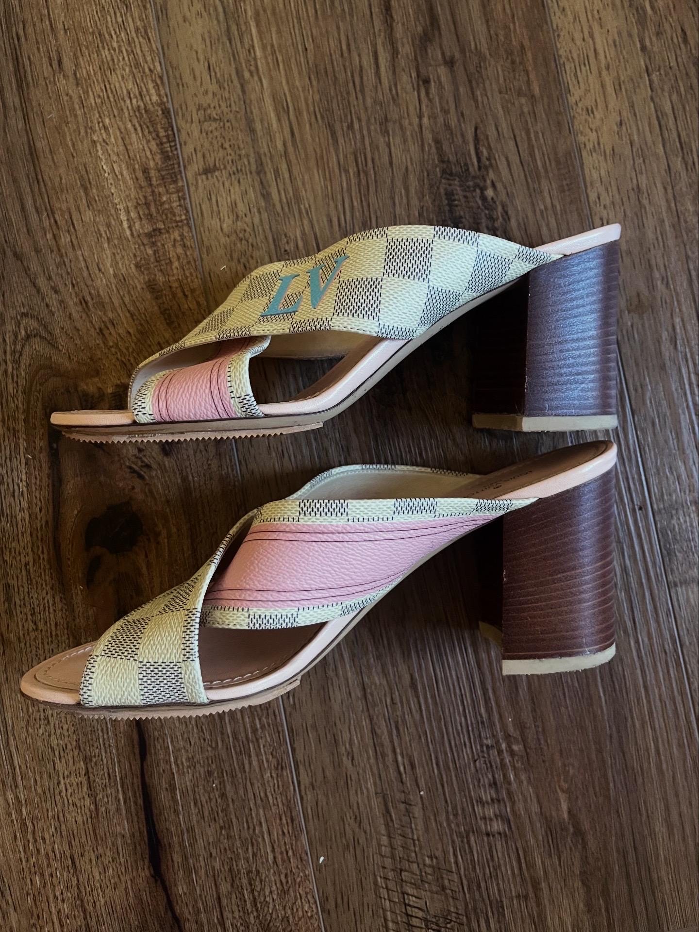 Louis Vuitton Monogram Canvas Mule Slides | Designer Sandals EU