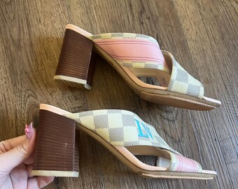Louis Vuitton Monogram Canvas Mule Slides | Designer Sandals EU