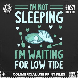 Clamming Low Tide PNG, Beach Lover Digital Design, Ocean Life Coastal Art, Summer Vacation Sublimation, Instant Download File