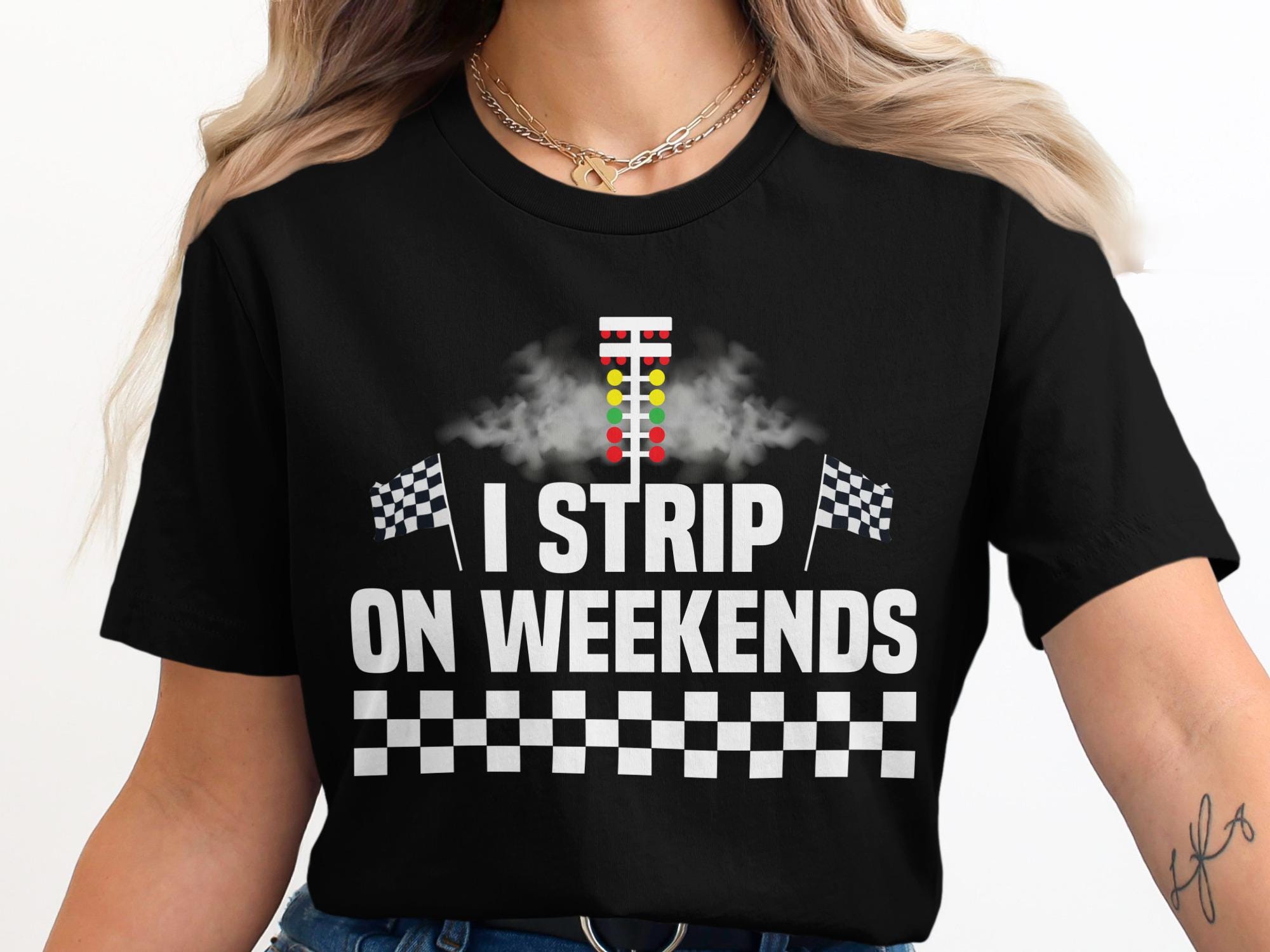 T-Shirt Drag Racing Christmas Tree – Maglietta Divertente Per Appassionati Di Auto E Moto, Regalo Idea Natale