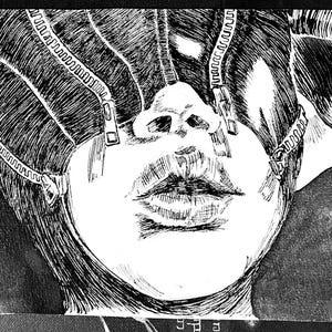 Original Ink Drawings | No feeling (like this Hood) | 12,5 x 17,5 cm