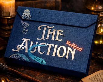 Dramione-boken – Auktionens handbundna fanfiction | Draco Hermione-romantik | Handgjord samlarbok | Fantasyromantikpresent