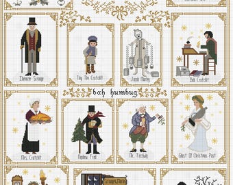 Dickens Christmas Sampler - Digital Download