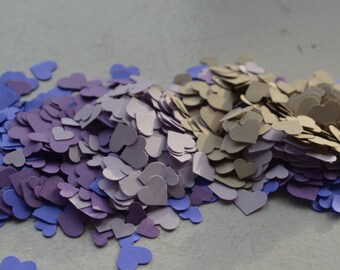 Schattig hart Confetti in paars/Beige over 1000 hart