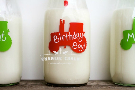 Tractor Birthday Party, Farm Baby Shower, Chalkboard Labels, Farmer, Favors, Decor, Decorations, Supplies Il_570xn