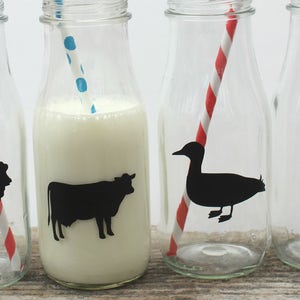 Farm Birthday, Farm Animals Party, Baby Shower, Chalkboard Labels, Supplies, Cow, Sheep, Duck, Pig image 1