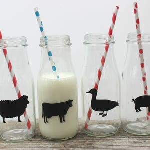 Farm Birthday, Farm Animals Party, Baby Shower, Chalkboard Labels, Supplies, Cow, Sheep, Duck, Pig image 2