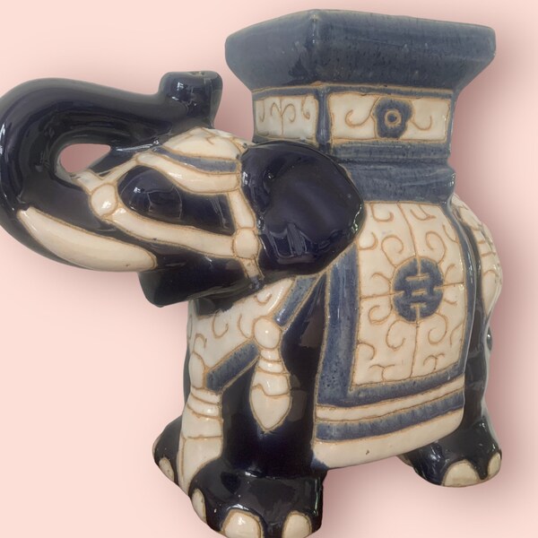 Ceramic Elephant Plant Stand Etsy Australia