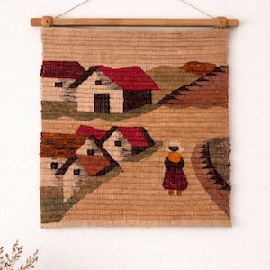 Vintage Peruvian Tapestry - Etsy
