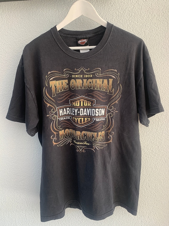 Harley Davidson shirt | HD t-shirt | vintage | made in USA | Tunder Creek | Collectors shirt | Chattanooga TN | Sales and Services | size L