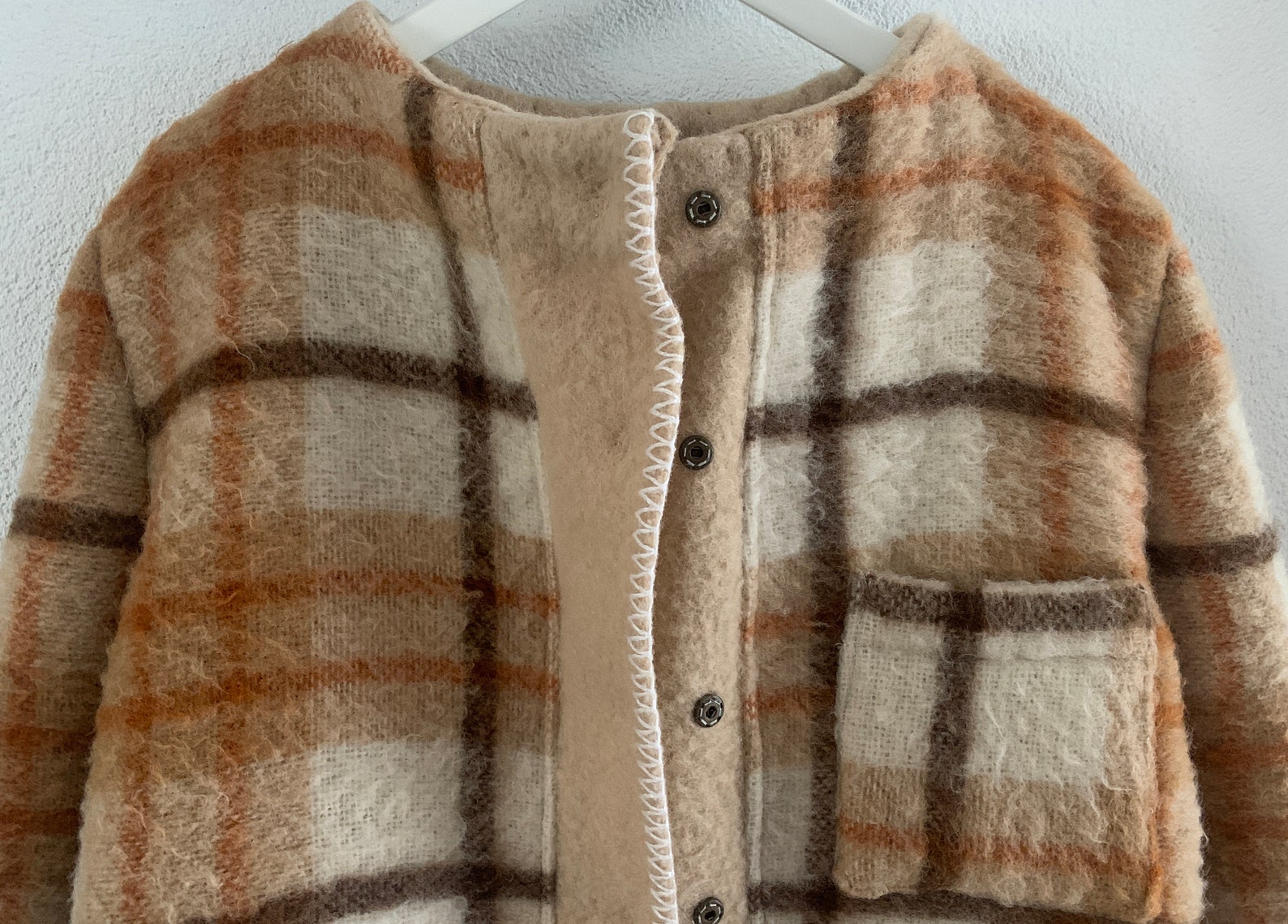 Handmade coat hand tailored blanket coat jacket wool Etsy