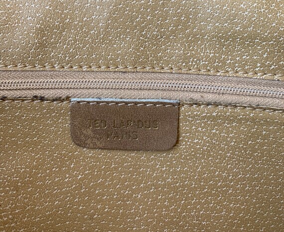 Ted Lapidus  | vintage handbag | khaki | suède wi… - image 6