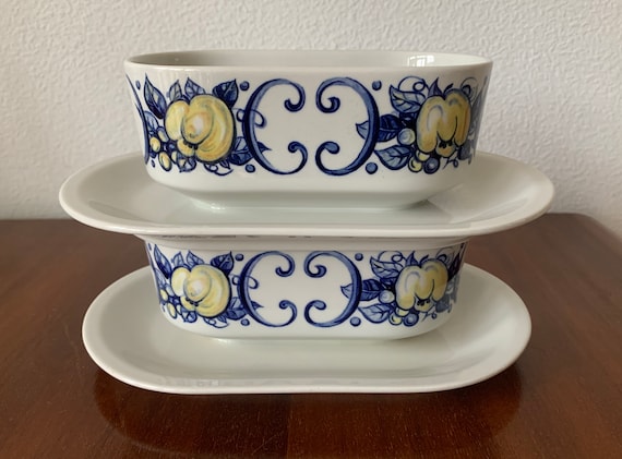 Vintage Villeroy & Boch | Cadiz |  | Luxembourg | sauce boat| gravy boat | saucière | seventies | crockery | vintage | set of two