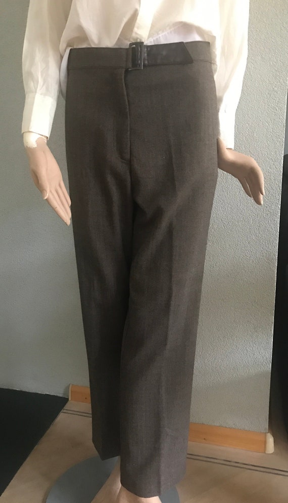 Vintage Trussardi Jeans pants | fishbone | trousers | Designer pants | costume pants| straight pants | Italian designer