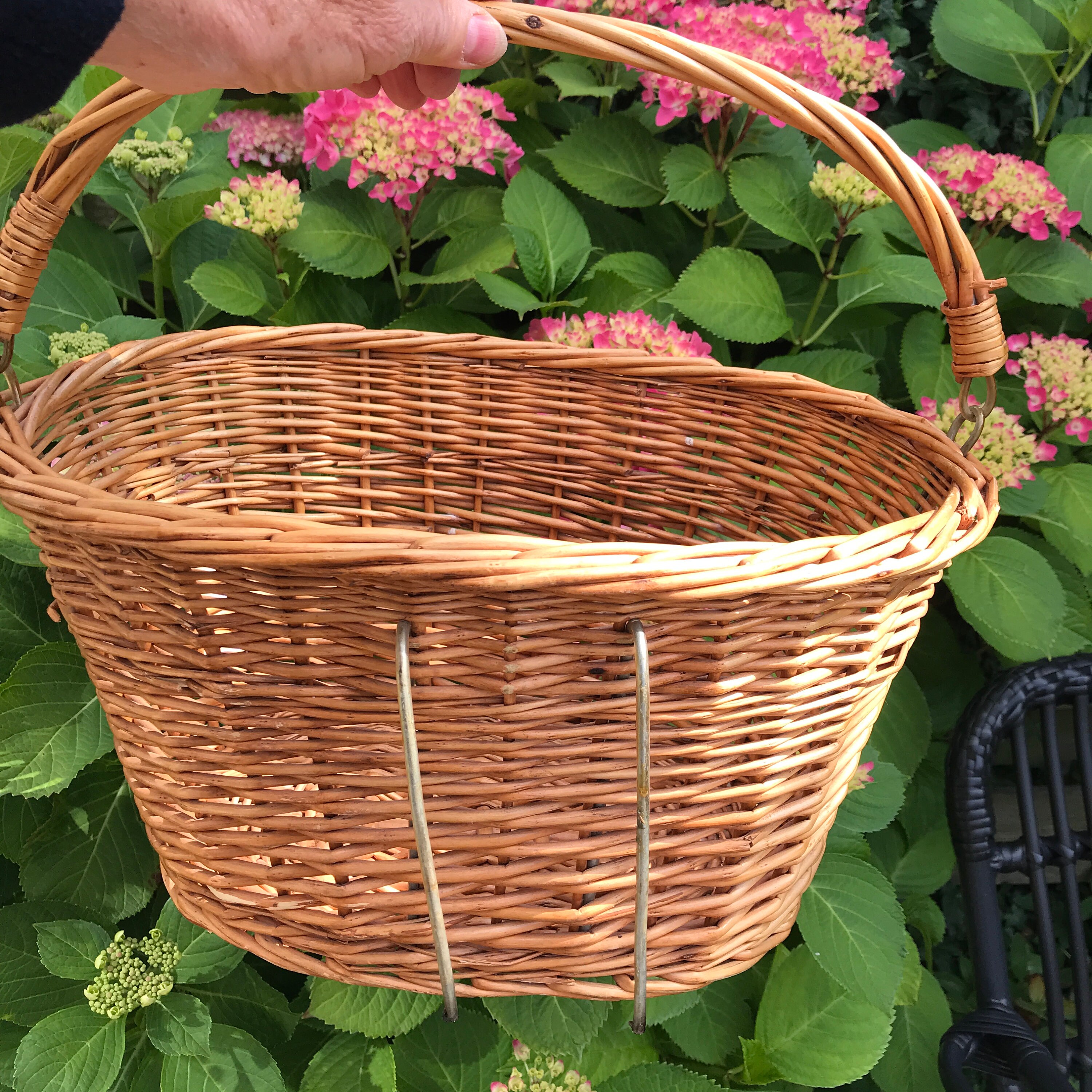 Bike basket Bicycle basket Cycle basket Rattan Wicker