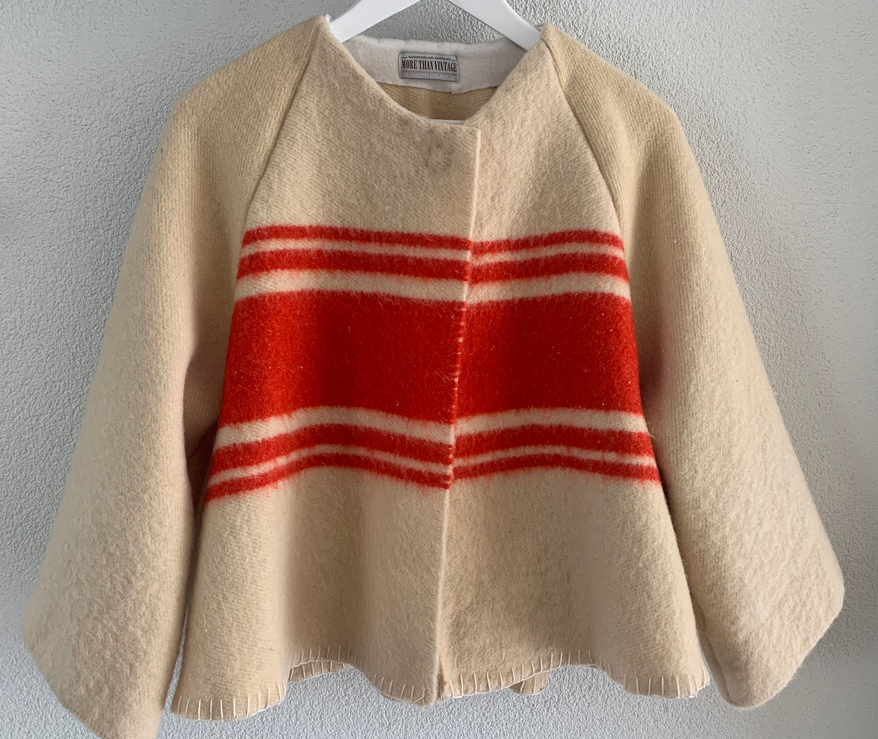 Handmade coat blanket coat jacket blanketcoat design Dutch