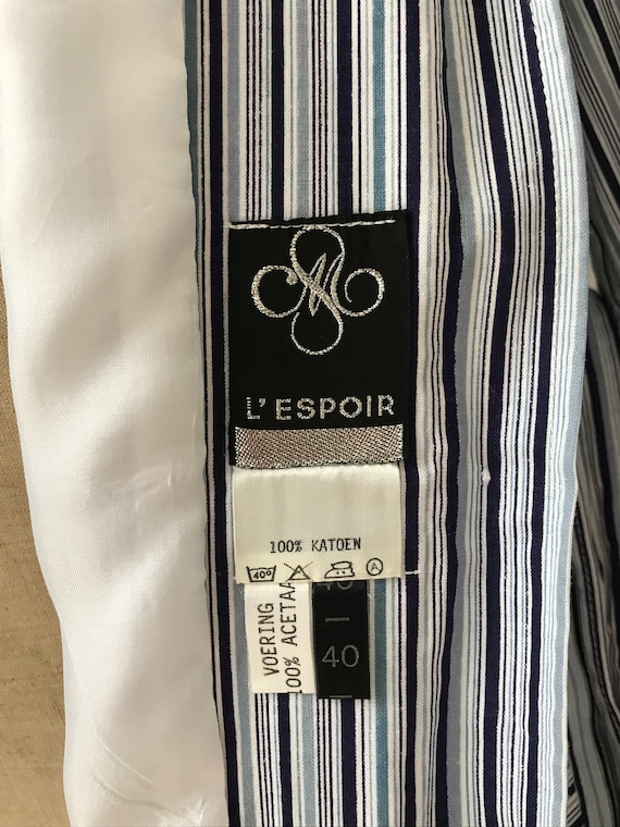 Vintage shirt dress | L'Espoir | striped | shirtd… - image 10