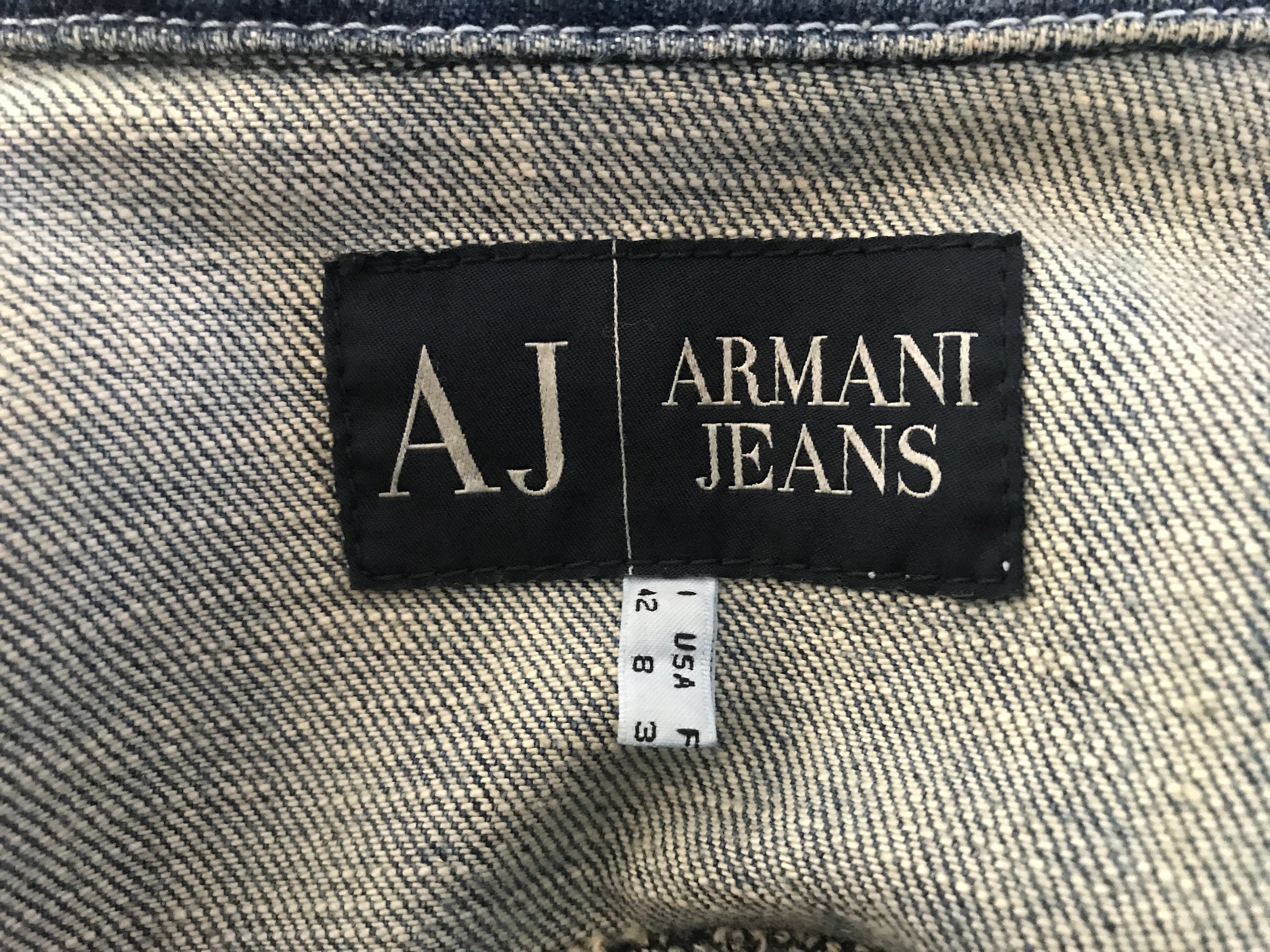 RESERVED CHANTAL Vintage Armani jeans jacket | comfort fit jacket ...