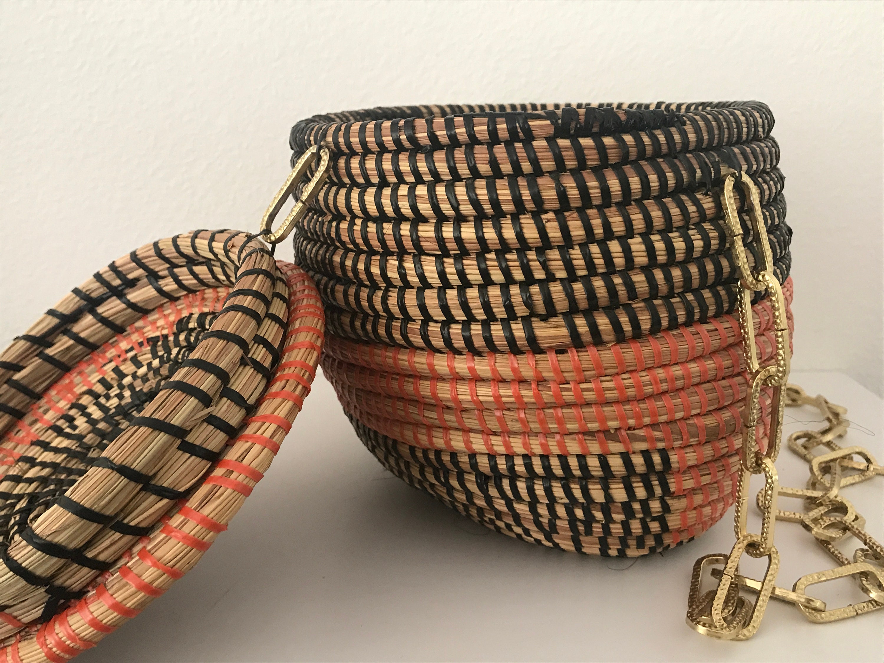 Vintage straw shoulder bag | vintage rope bag | vintage festival bag ...