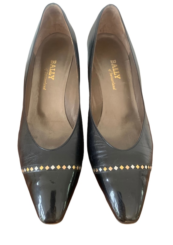 Vintage Bally pumps | black | leather | patent leather heels | exclusive shoes | heels | size EUR 40