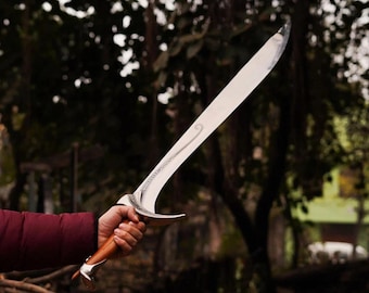 Décoration murale Orcrist of Thorin Oakenshield Fantasy Sword - Lame décorative d'inspiration médiévale - Cadeau de collection pour les fans de Fantasy