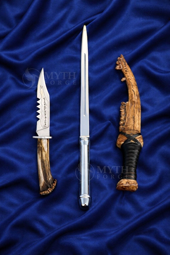 Supernatural Prop Replica Set of 3 | Angel Blade, First Blade & Demon Killing Knife | Screen Accurate TV Show Props