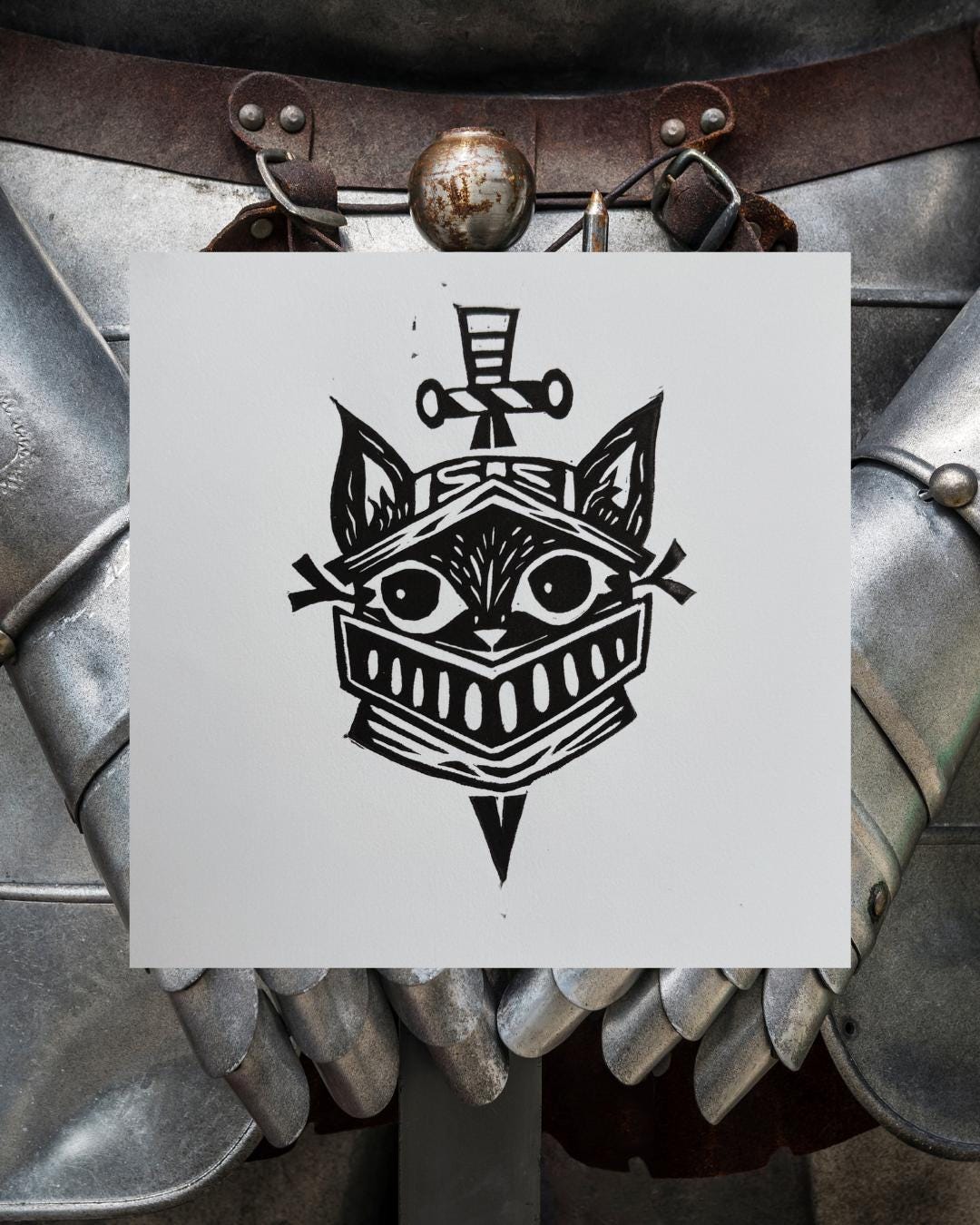 Lady Mathilda - Linocut Print - Etsy UK