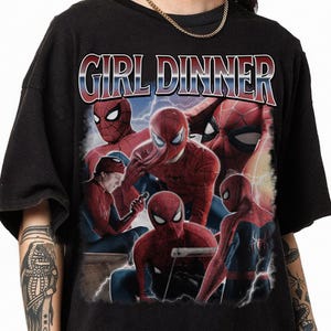 Peter Parker Tom Holland Spider Hero Movie Vintage Bootleg 90s Shirt, A Brand New Day Tee, MCU Superhero Tee, Disneyworld Trip image 7