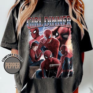 Peter Parker Tom Holland Spider Hero Movie Vintage Bootleg 90s Shirt, A Brand New Day Tee, MCU Superhero Tee, Disneyworld Trip image 3