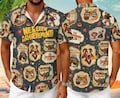Achievement Dungeon Crawler Carl Hawaiian Shirt, Fantasy DnD For Gamers Shirt, RPG Lover Gift Hawaiian, Mythical Dragons Button Up Shirt product logo