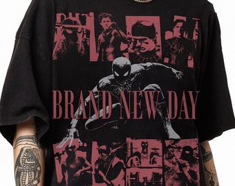 SpiderMan Brand New Day Vintage Shirt SpiderMan Fan Lovers, Mcu Movie Gifts For Fan, SpiderMan Superhero Vintage Retro Shirt