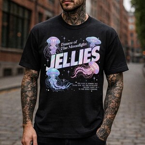 Dance of the Moonlight Jellies Stardew Valley Comfort Colors Shirt, Pelican Town Shirt, Gamer Gift image 3