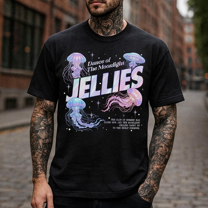 Dance of the Moonlight Jellies Stardew Valley Comfort Colors Shirt, Pelican Town Shirt, Gamer Gift image 3