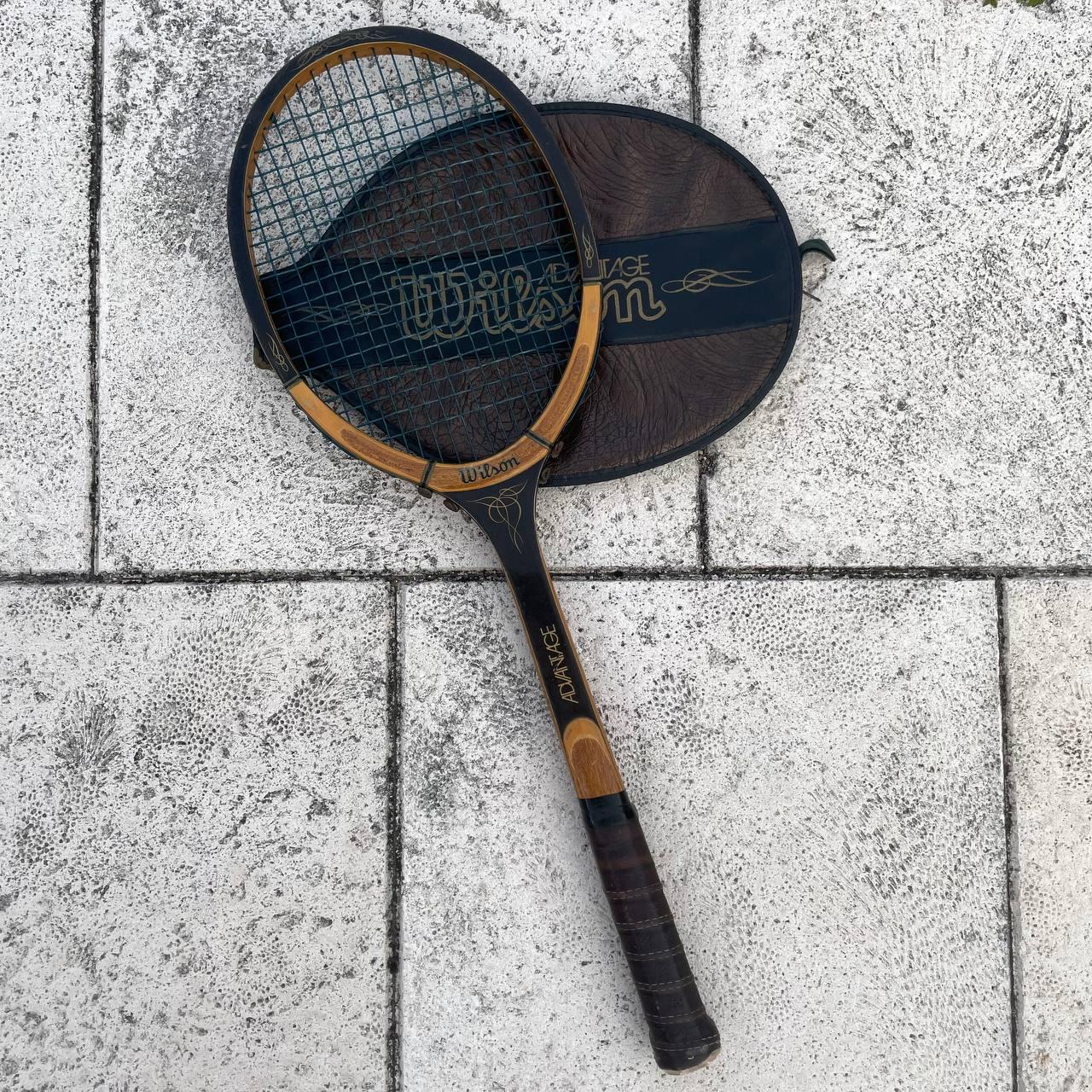 Vintage Wilson Tennis Racket - Etsy