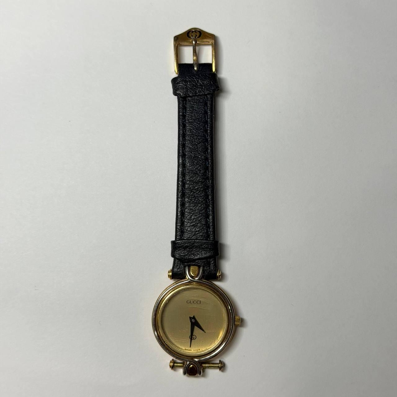 時計 OLD GUCCI leather belt watch Vintage Gucci Watch With Leather Strap - Etsy