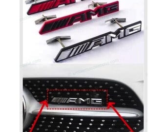 AMG Logo Emblem for Mercedes Benz Front Grille