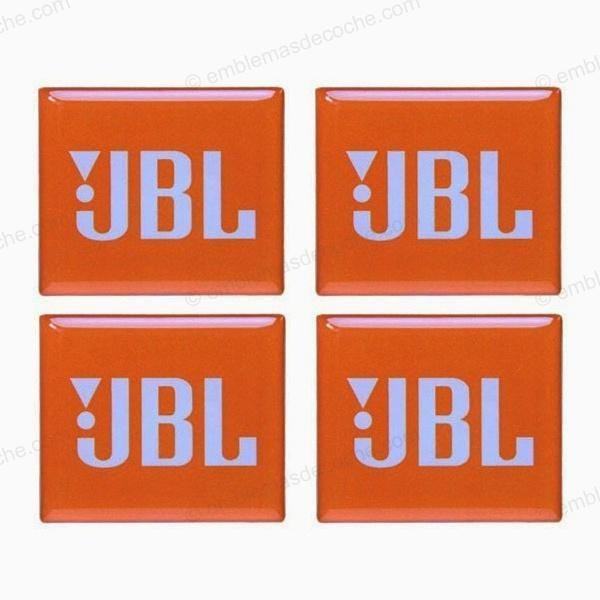 4 X JBL Logo Emblem for Audio Car Vehicle Sound Equipment Speaker