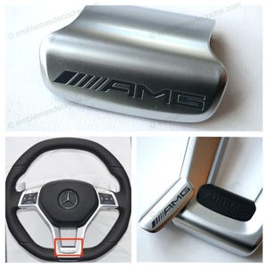 AMG Logo Emblem for Mercedes Benz Steering Wheel Sticker