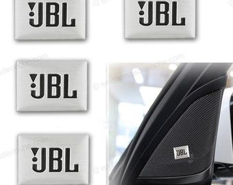4 x JBL logo emblem for audio car vehicle sound equipment speaker sticker