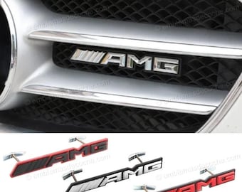 AMG Logo Emblem for Mercedes Benz Front Grille
