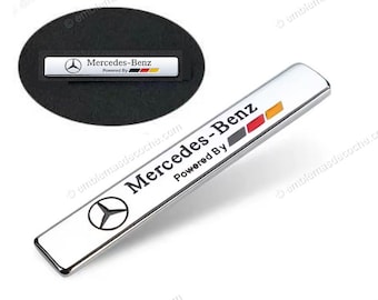 Emblem Logo Powered By Mercedes Benz metal sticker