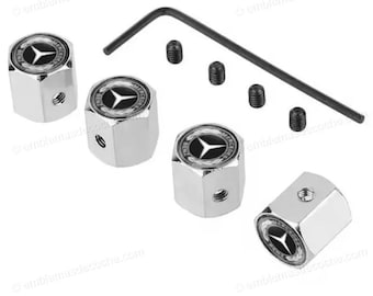Mercedes Benz anti-theft caps for tire valves wheels rims