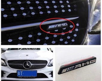 AMG Logo Emblem for Mercedes Benz Diamond Front Grille
