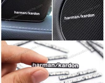 4 x Harman Kardon 3D logo emblem for audio car vehicle sound equipment speaker sticker