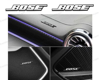 4 x Bose logo emblem 3D for audio car vehicle sound equipment speaker sticker