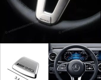 AMG Logo Emblem for Mercedes Benz Steering Wheel Sticker