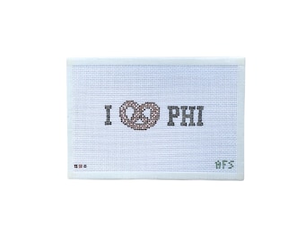 I Love Philadelphia Needlepoint Pattern