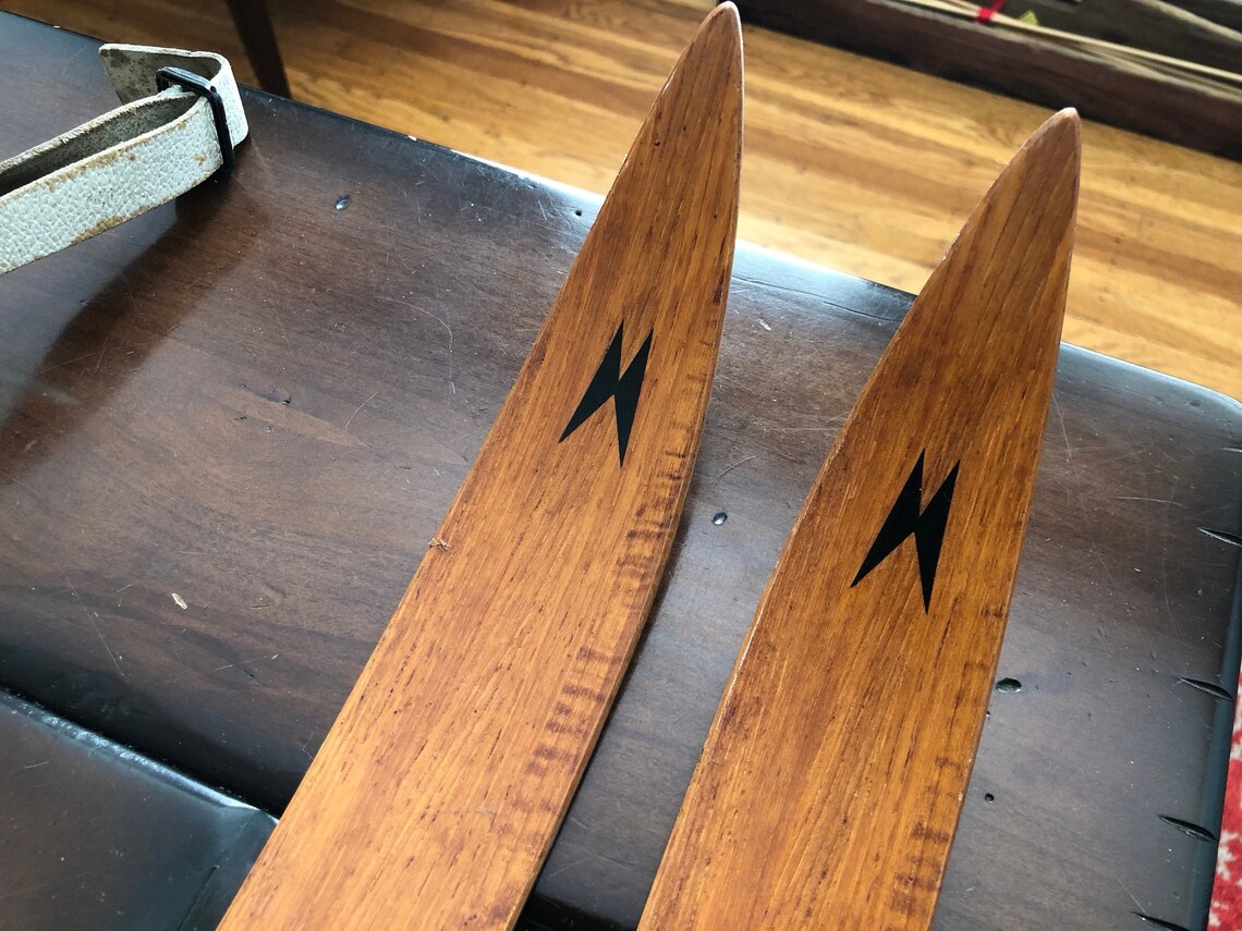 Vintage 1970's Madshus Birkebeiner Wood Cross Country Skis Etsy
